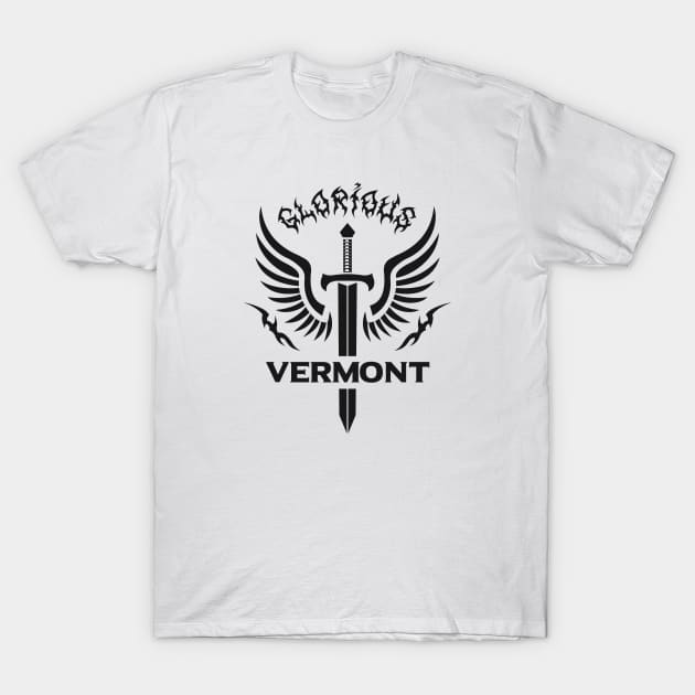 Glorious Vermont T-Shirt by VecTikSam